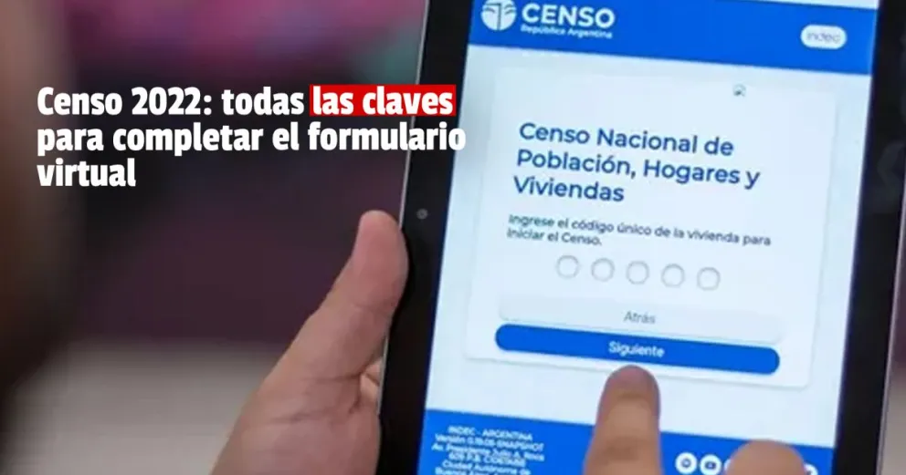 Todos los detalles del censo 2022