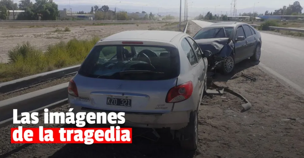 Así quedaron los autos del choque donde falleció un anciano