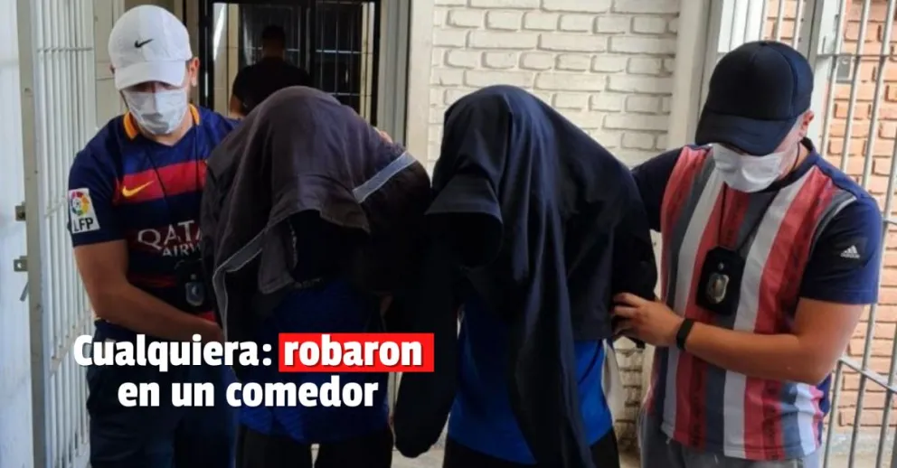 Detuvieron a una banda que robó en un comedor comunitario