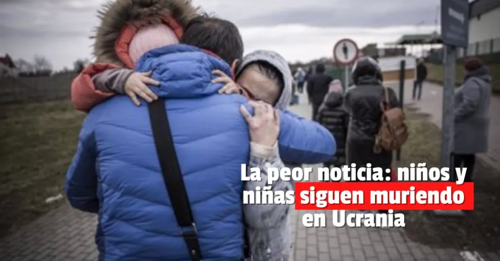 Según Ucrania, 85 niños murieron por la invasión rusa