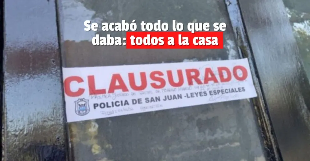 Festejaban un cumpleaños, llegó la policía y clausuró todo