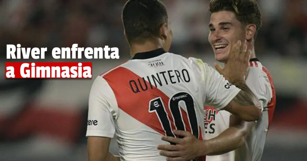 La formación de River vs. Gimnasia LP, por la Copa Liga Profesional