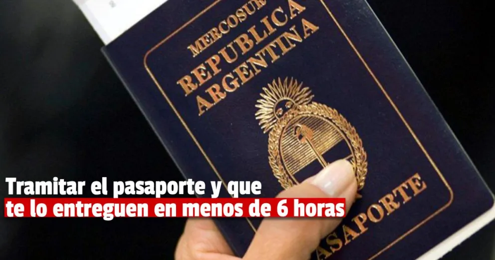 ¿Pinta viaje al exterior? mirá cómo tramitar el pasaporte al instante