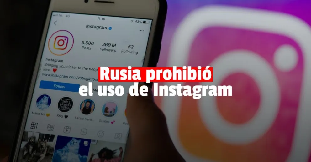 Rusia se despide de Instagram y los usuarios de la red social lamentan el adiós