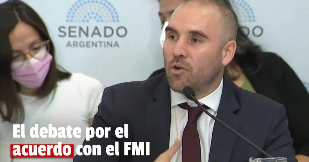 Acuerdo con el FMI: Guzmán defiende el proyecto en el Senado