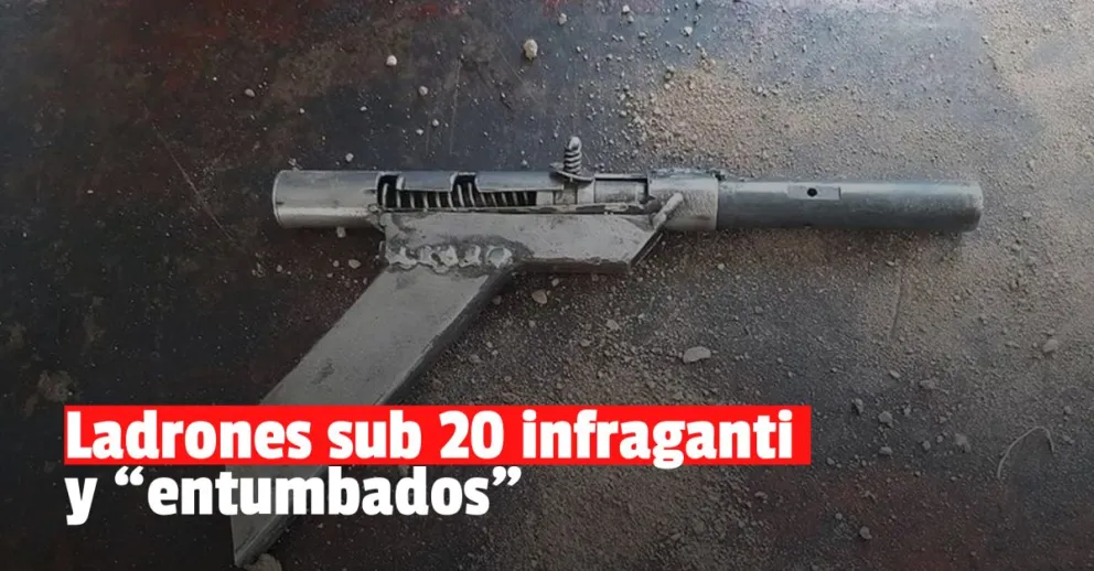Dos ladrones sub 20 detenidos in fraganti 