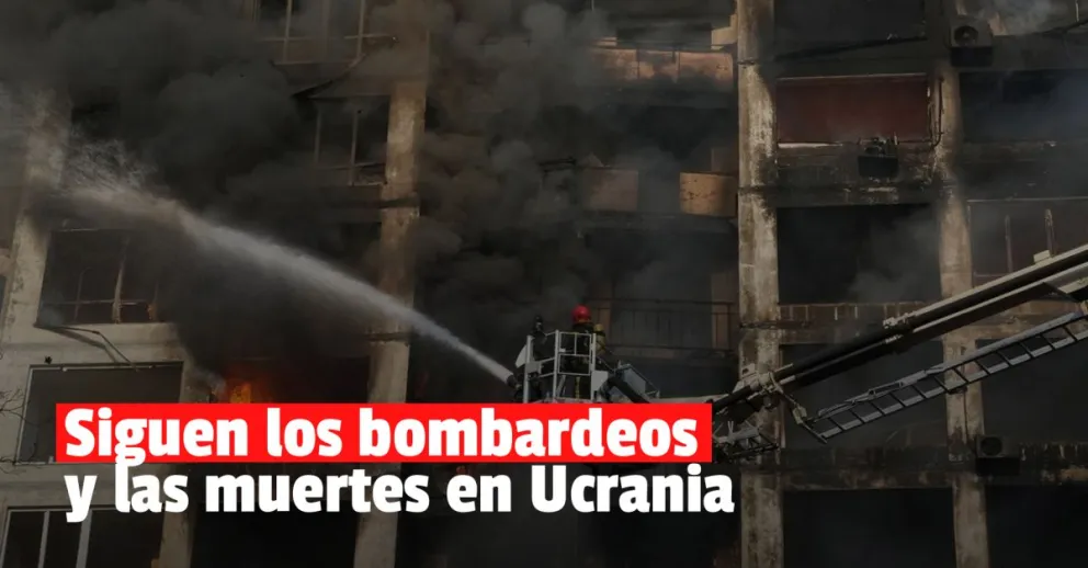 Al menos 9 muertos en bombardeos en distintas ciudades ucranianas 