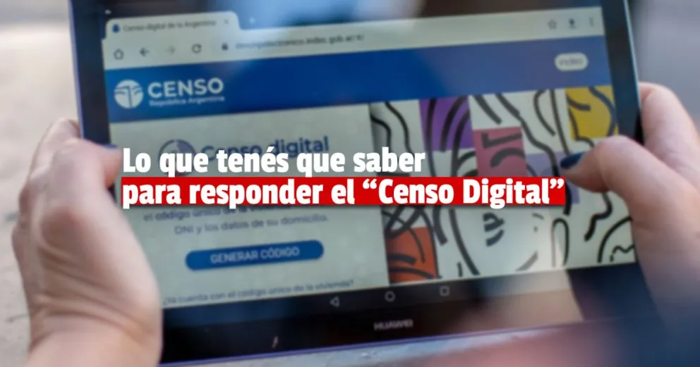 Desde este miércoles se podrá responder el cuestionario censal vía virtual