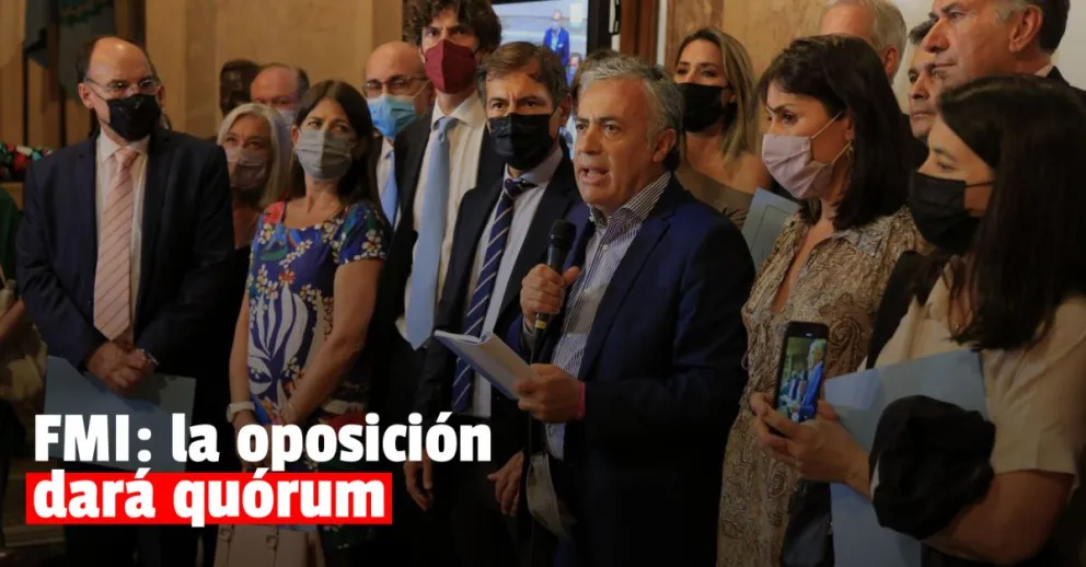 Acuerdo del FMI: JxC dará quórum pero se reunirán para unificar su postura