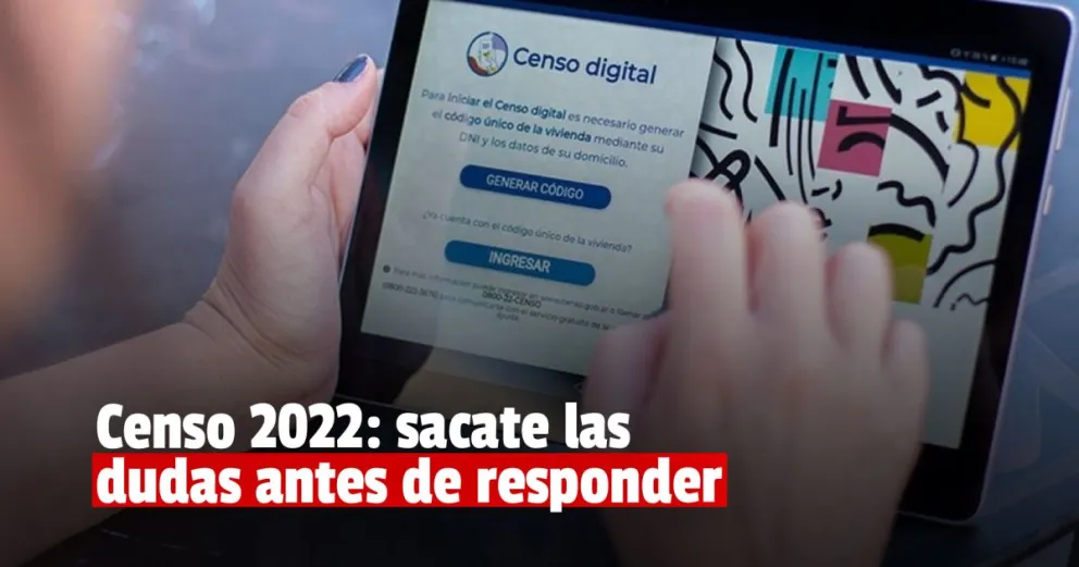Censo Digital 2022: ya se puede completar el cuestionario nacional