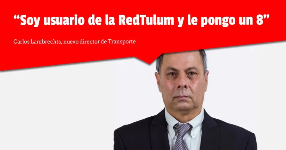 El nuevo Director de Transporte calificó el servicio de la RedTulum con un 8