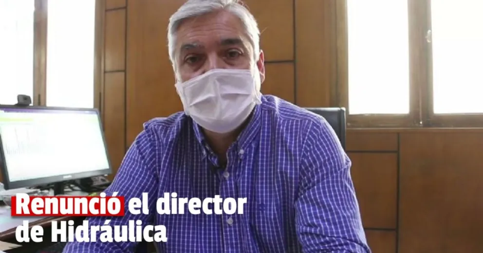 Oscar Coria renunció al departamento de Hidráulica