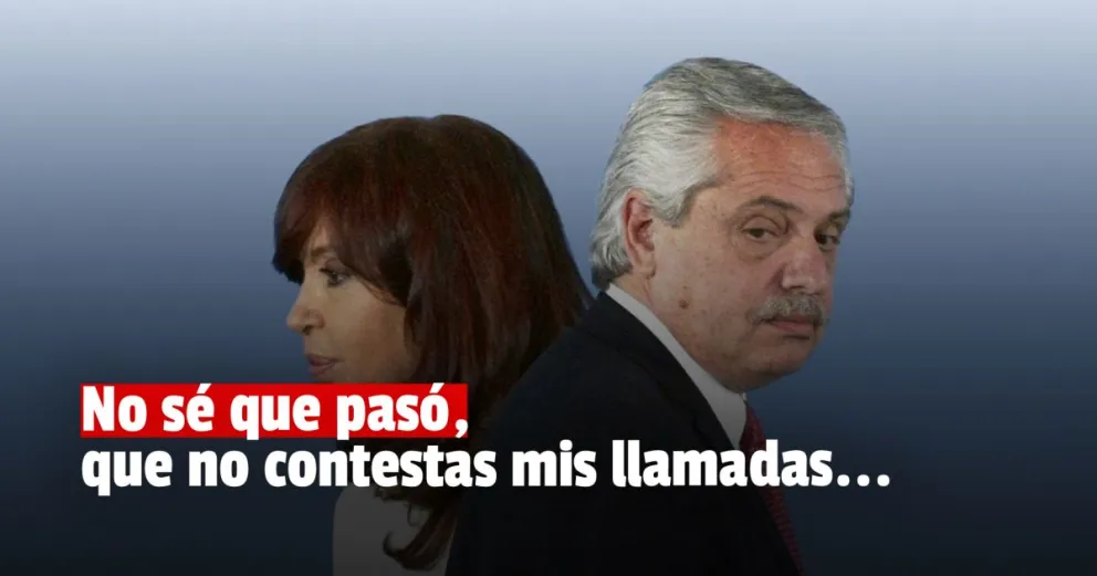 Aseguran que Cristina Kirchner no le atiende el teléfono a Alberto Fernández