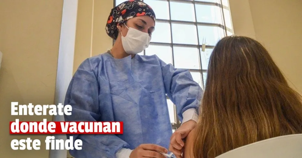 Este fin de semana, los equipos de Salud continúan con la vacunación