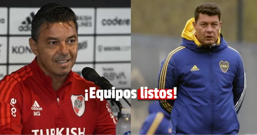 Equipos confirmados para el Superclásico entre River y Boca 	