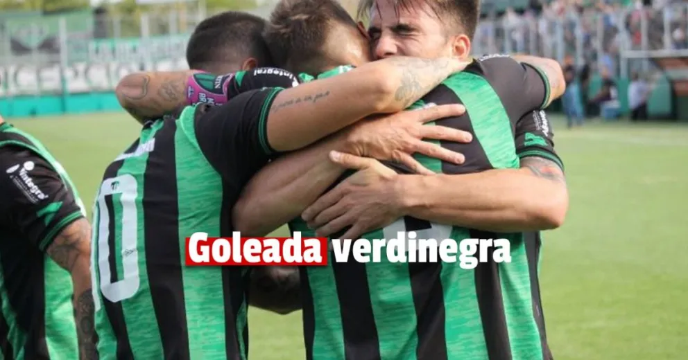 San Martín goleó a Villa Dálmine y consiguió un ansiado triunfo