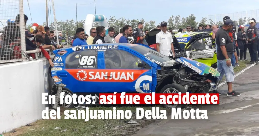 Así fue accidente en el autódromo de Paraná que involucró a un sanjuanino