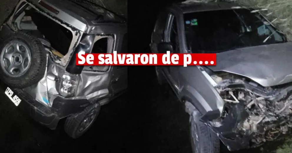 Dos rawsinos volcaron en La Rioja: cayeron a un precipicio