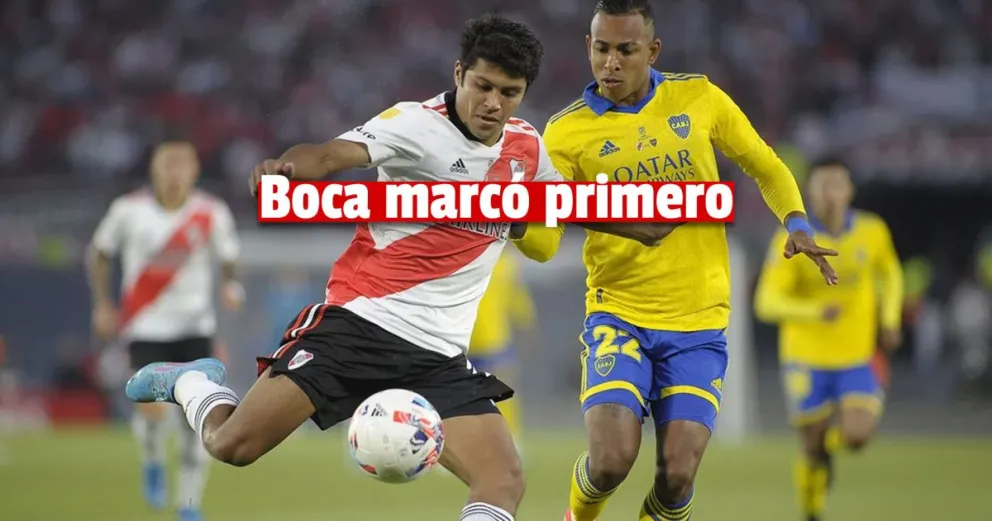 Con gol de Villa, Boca Juniors le gana a River Plate 