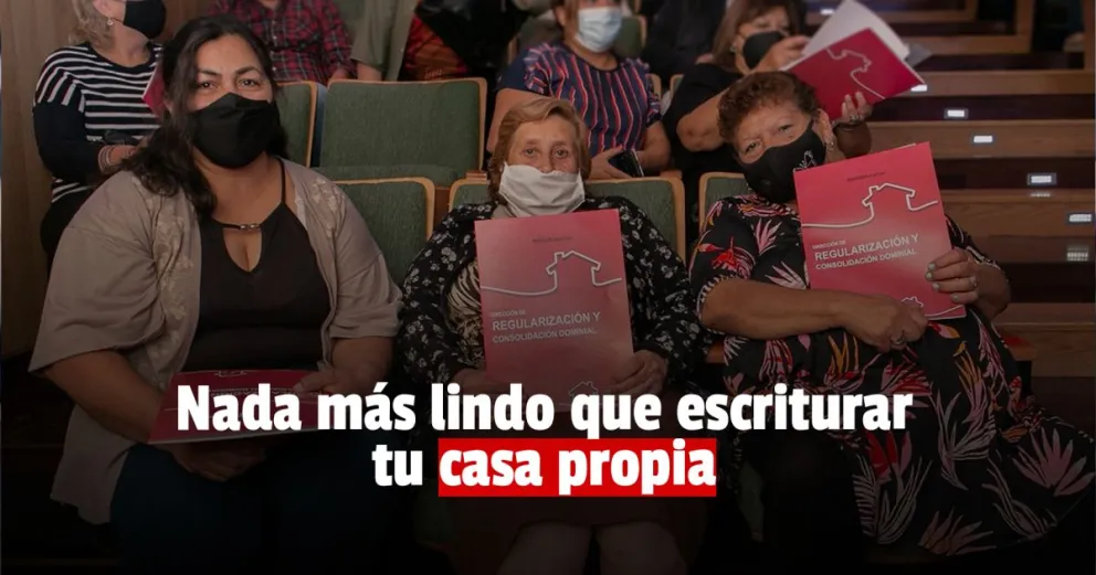 Se concretó la entrega de escrituras para viviendas de 9 departamentos