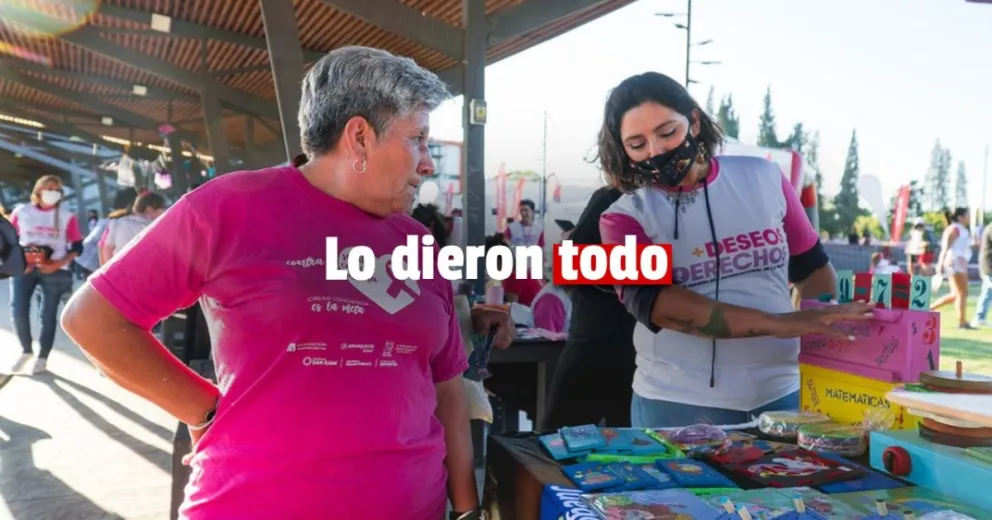 Éxito rotundo de la Feria “+Deseos + Derechos” de emprendedoras sanjuaninas