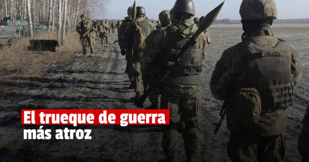 En un pueblo de Ucrania intercambian cadáveres de soldados rusos por prisioneros