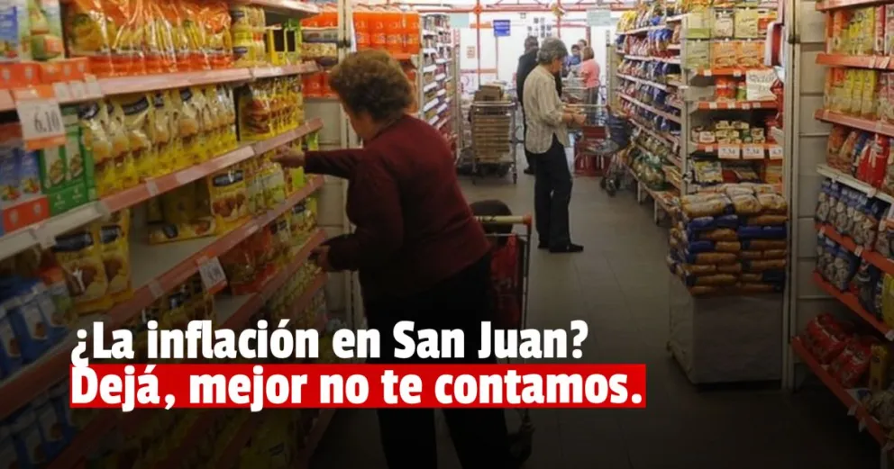 La inflación de San Juan superó por un punto a la del país