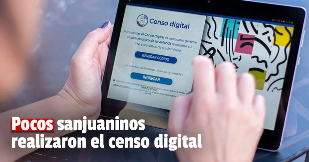 En seis días, menos del 1% de viviendas completaron el censo digital en San Juan