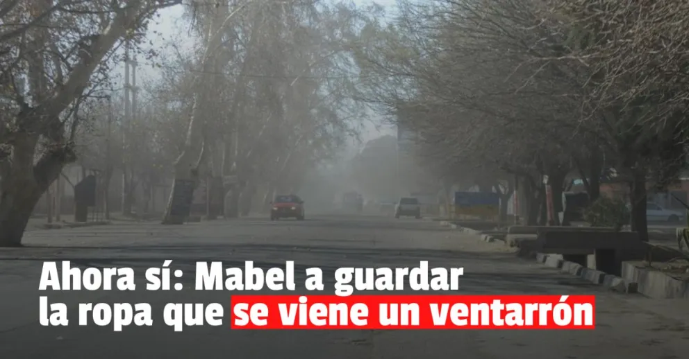 Ahora sí: emitieron un alerta por fuertes vientos en toda la provincia 