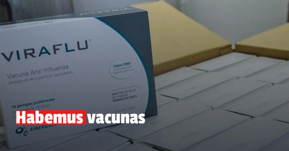 Las vacunas antigripales llegaron a la provincia