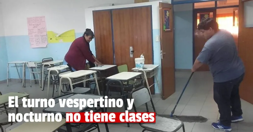 Educación confirmó que se suspende la actividad de los turnos vespertinos y nocturnos 