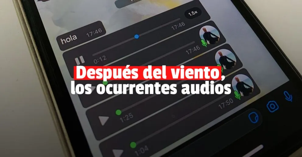 Los audios que se hicieron virales tras el viento