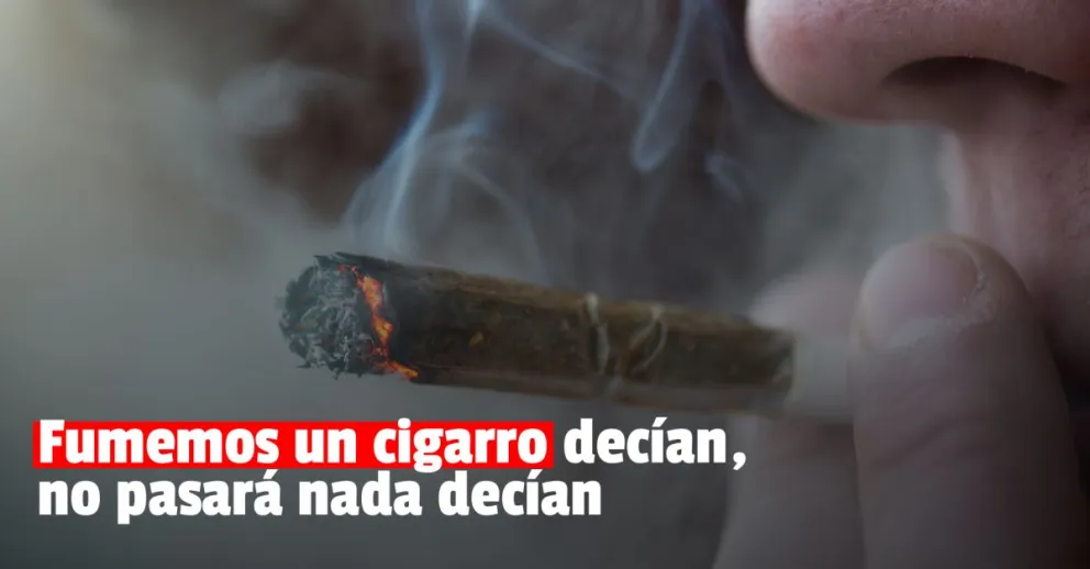 Detuvieron a tres adolescentes por fumar marihuana en la vía pública