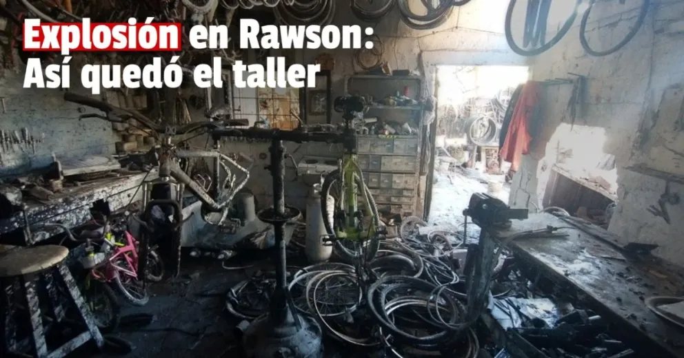 Tras una explosión de una soldadora, el taller quedó destruido