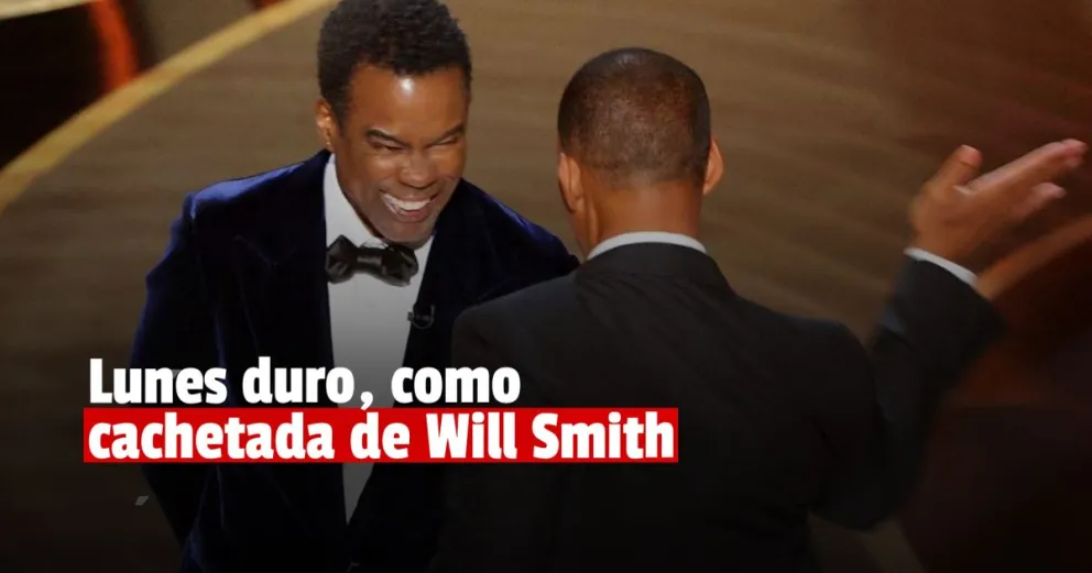 Will Smith golpeó a Chris Rock durante la gala de los Premios Oscar