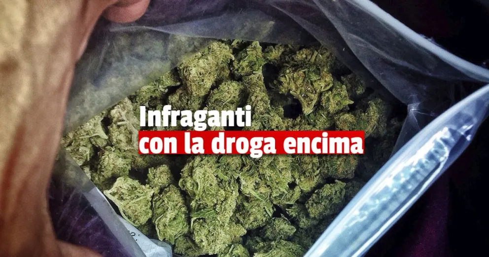 Detuvieron a un joven de 21 años con casi 20 gramos de marihuana 