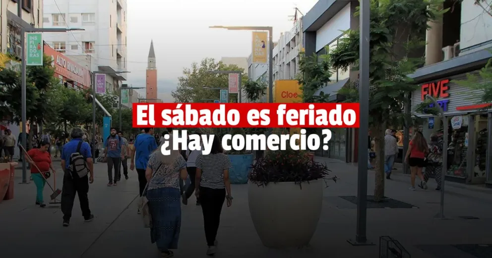 ¿Cómo funcionará el comercio el sábado? 