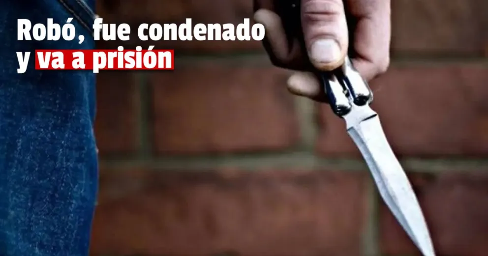 Condenaron a un ladrón que asaltó a una mujer cuando salía del cajero