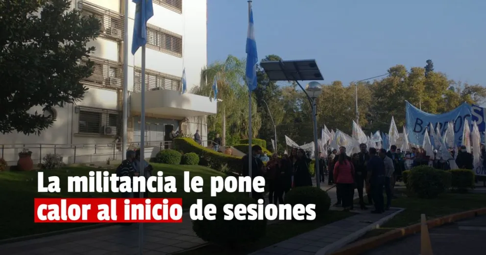 Vuelven los militantes al tradicional acompañamiento al gobernador Sergio Uñac