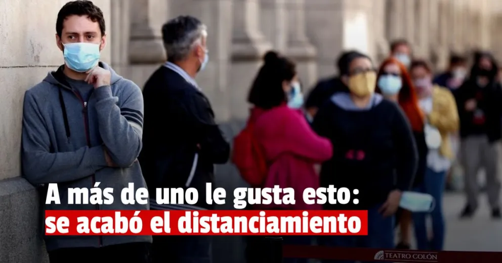 El Ministerio de Salud eliminó la recomendación de distanciamiento social obligatorio