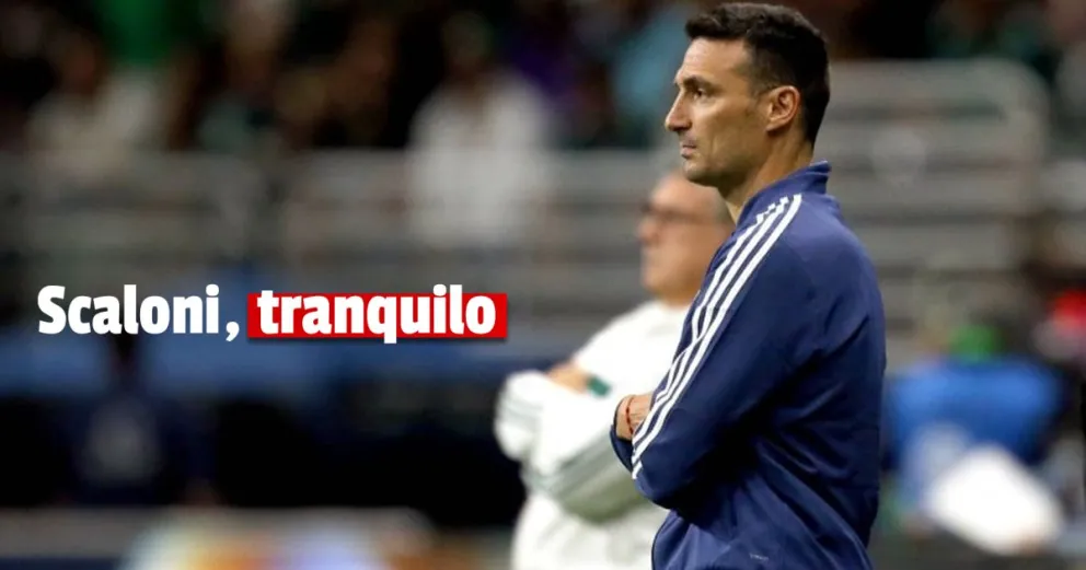 Scaloni y el grupo de Argentina: “Ni felices ni tristes, estamos bien”