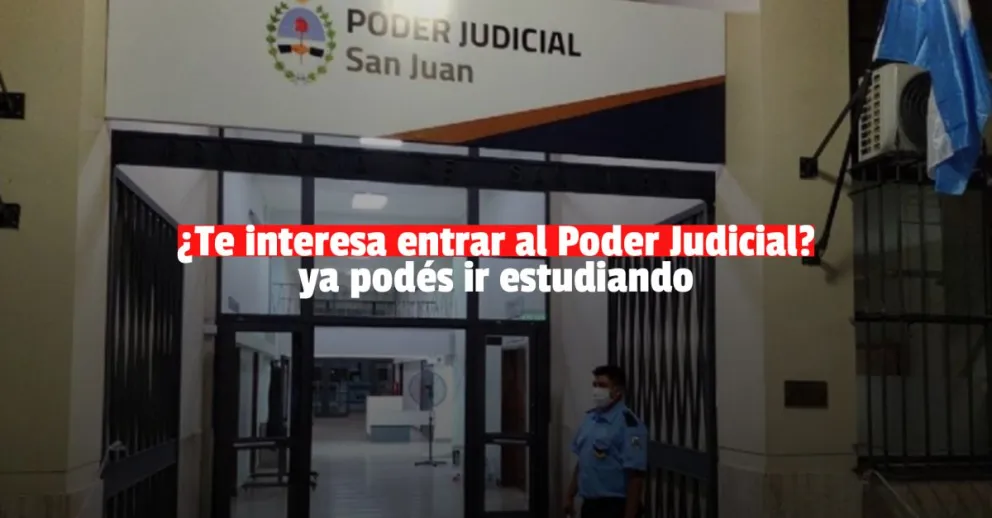 Poder Judicial: ya se encuentra disponible el material de estudio para el Concurso de Ingreso 