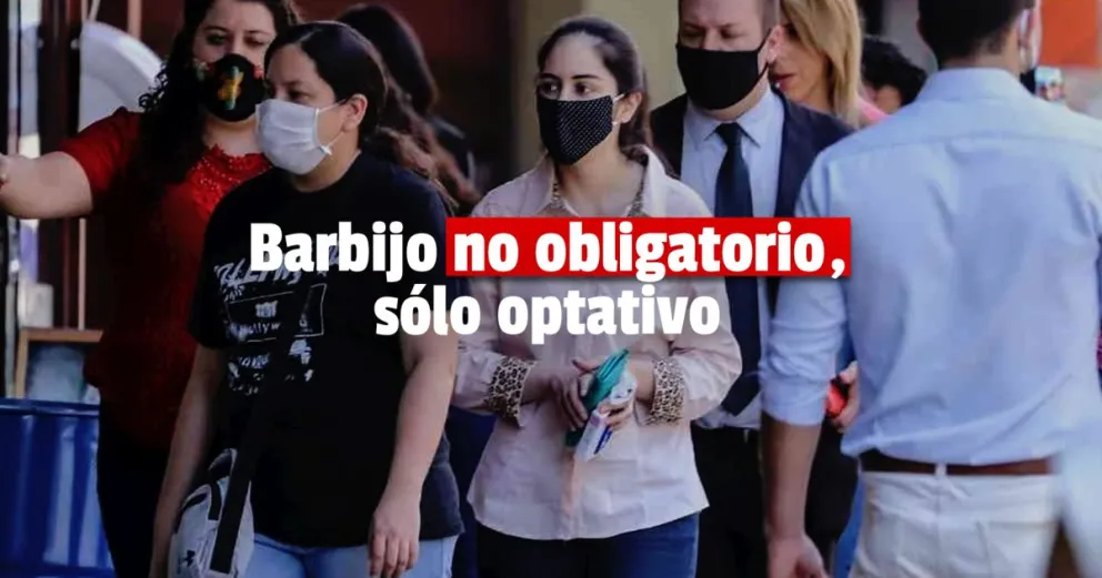 El uso de barbijo dejó de ser obligatorio en la provincia
