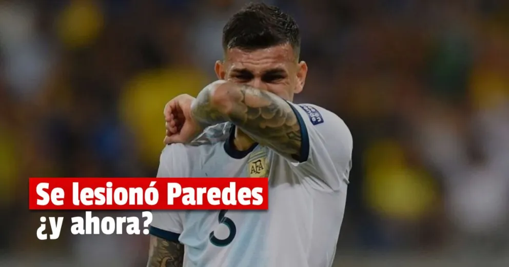 Leandro Paredes se lesionó y estará al menos dos meses sin poder jugar