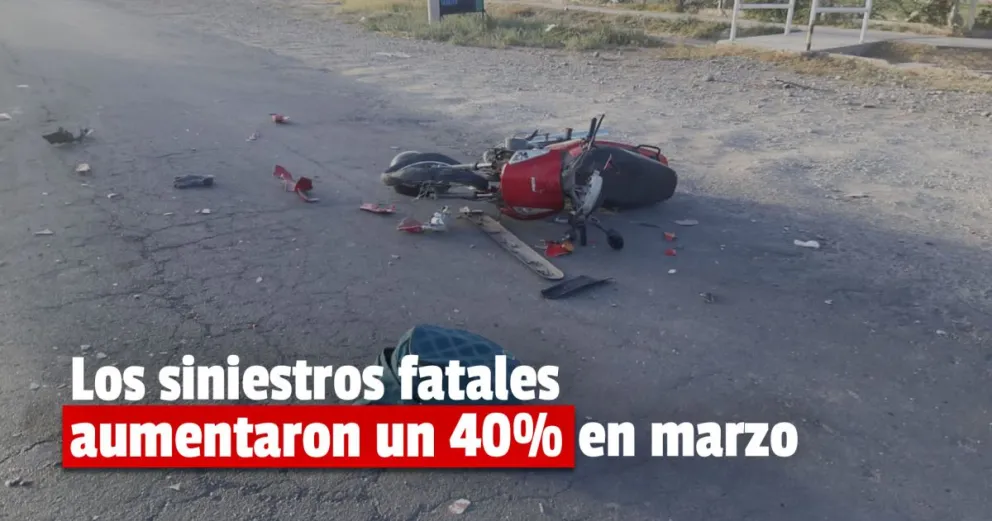 Los siniestros viales con fallecidos aumentaron un 40%