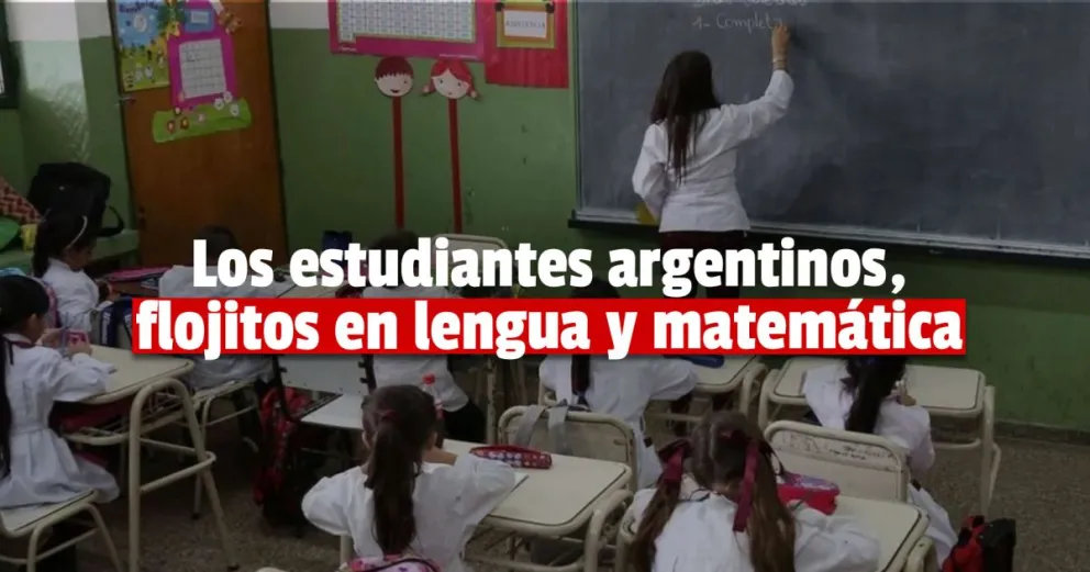 Solo el 16% de los alumnos termina el colegio con conocimientos suficientes de lengua y matemática