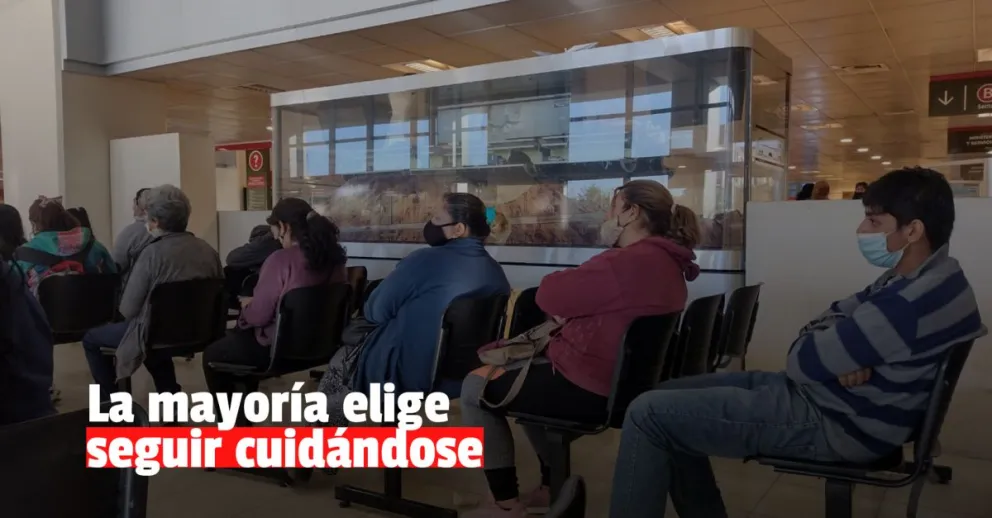 La mayoría de los sanjuaninos utilizan barbijo en el Centro Cívico y en el colectivo 