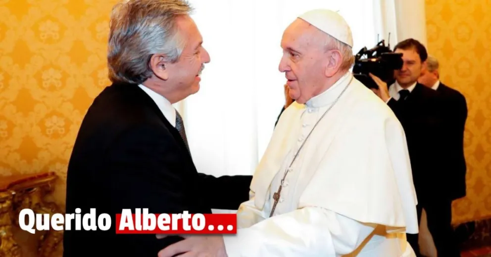 En una carta, Francisco le pidió a Alberto Fernández “soluciones adecuadas” para el país