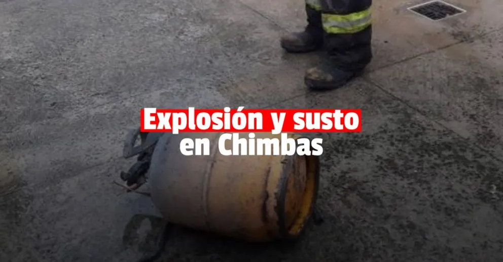 Por la explosión de una garrafa se incendió una casa en Chimbas