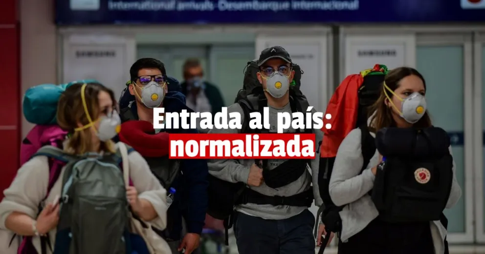 Normalizaron el ingreso al país para nacionales y extranjeros